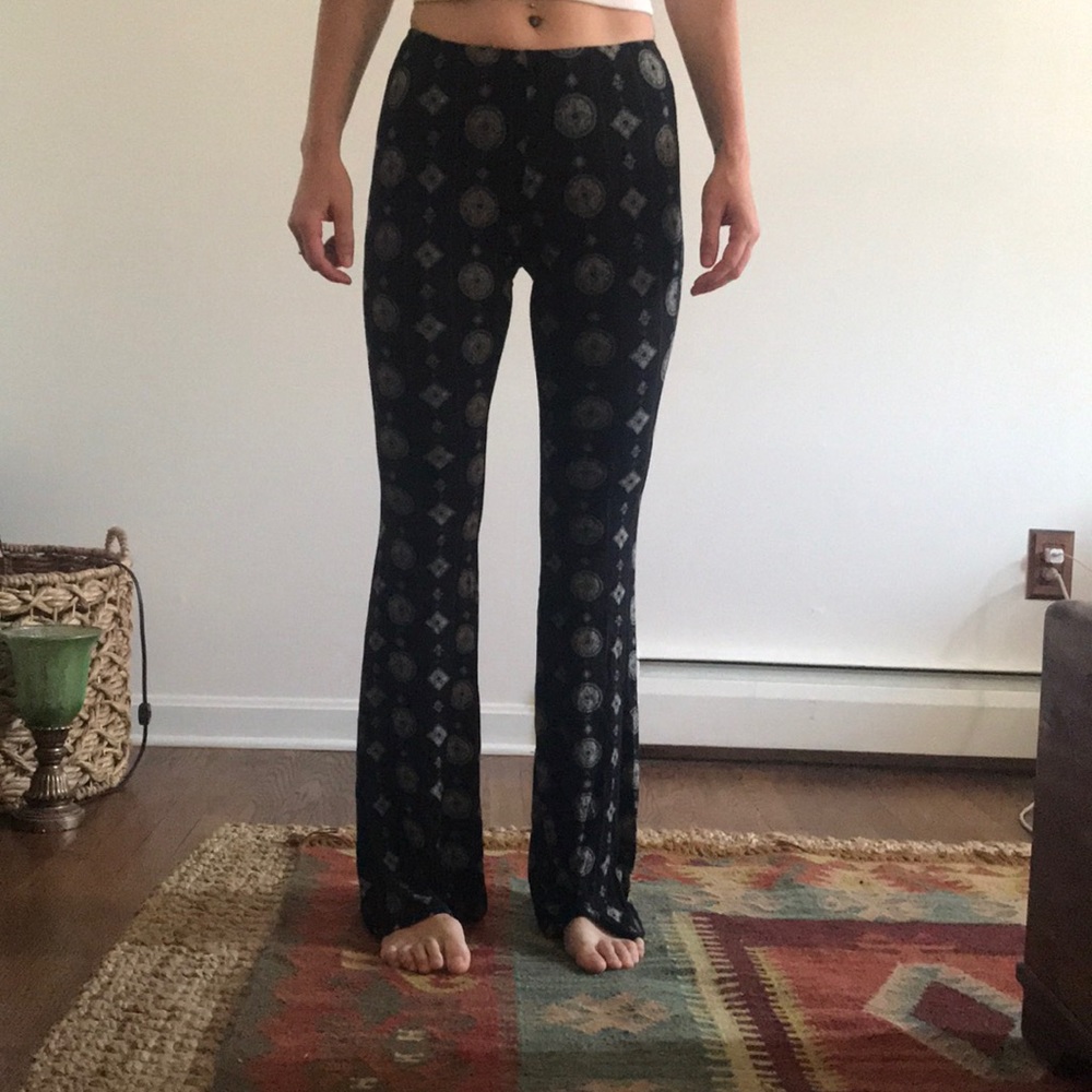 Medallion flare pant